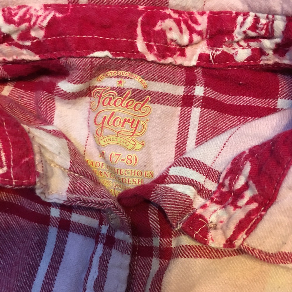 Faded glory girls shirt